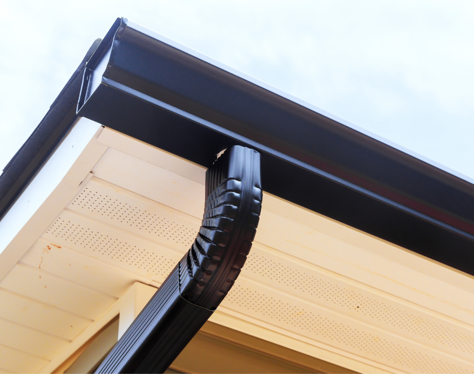 Gutter installation by Crest Roofing and Gutters